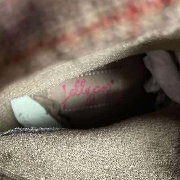 JELLYPOP Women’s Mission Hiker Lace Up Booties Chunky Heels Size 8 1/2” Tan - Picture 13 of 15